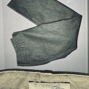 Chicos Platinum Gold Jean Ultimate Collection Lt Gray with Goddess~Glam Shimmer